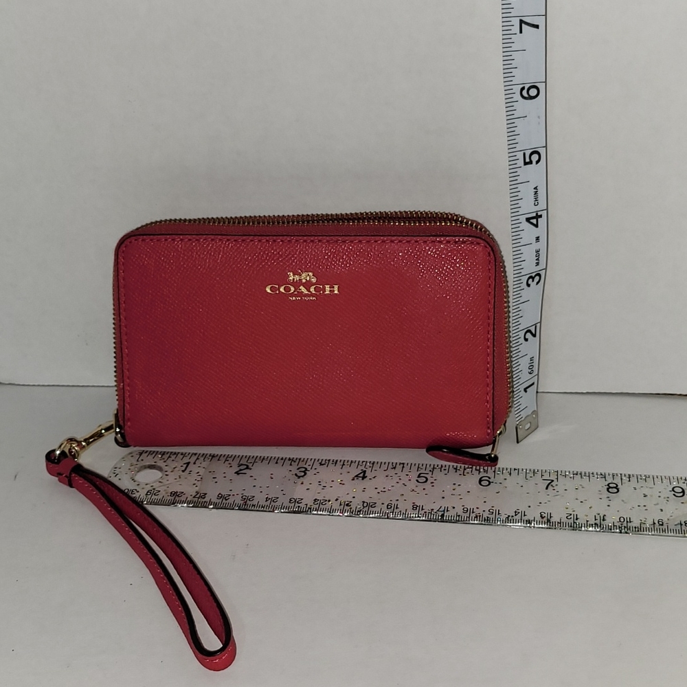 Pink coach wallet